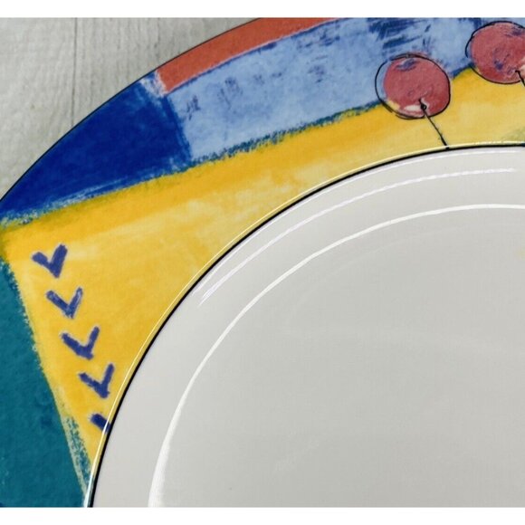 Mikasa HK 246 FORECAST Citrus Strong Chip Resistance China Dinner Plates Set 2 - Picture 8 of 13